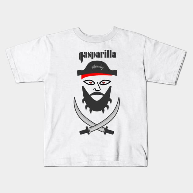 Gasparilla Pirate Kids T-Shirt by elamison